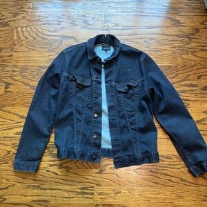 J Brand Dark Navy Blue Lightweight Shirt Jacket